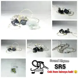 SOUND RHYME SR5 IEM EARPHONE MONITOR STAGE FLAT MONITORING IN EAR