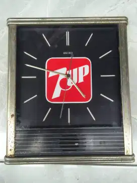 SEIKO jam dinding iklan 7UP