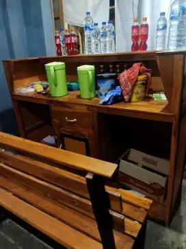 MEJA BAR KAYU JATI