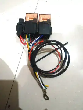 Relay Set Lampu Tembak 2 mode jauh dekat d2 laser, daymaker, lampu h4