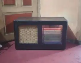 Philips radio tabung tube antik jadul kuno tua klasik MW AM. bodi kayu