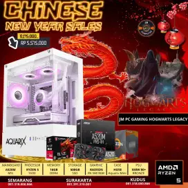 JM PC GAMING Hogwarts Legacy Ryzen 5 Ram 16GB Radeon 8GB Nvme ALL NEW