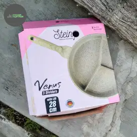 Stein Venus Frying Pan Teflon Divider Wajan Sekat 28 cm BNIB 100%
