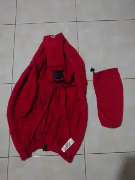 gendongan bayi the babasling lite scarlet red