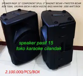 SPEAKER PASIF 15 COCOK UNTUK KARAOKE RESTORAN CAFE SENAM MASJID MUSHOL