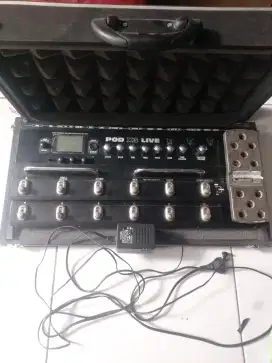 Efek gitar line six pod x3 live