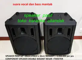 SPEAKER PASIF 12  COCOK UNTUK KARAOKE RESTORAN CAFE SENAM MASJID MUSHO