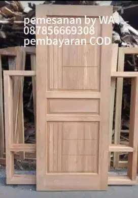 Pintu kayu minimalis murah