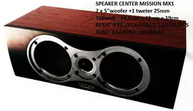 SURROUND DAN CENTER MISSION  speaker surround rear satelite efek