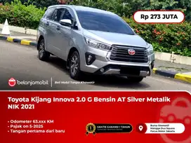 [WARRANTY] Toyota Kijang Innova 2.0 G Bensin AT Silver 2021/2022