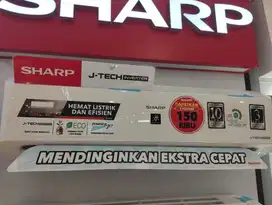 Ac sharp inverter plasmaclester 1pk bisa di kredit syarat ktp saja