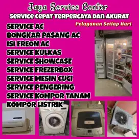 Service AC Kulkas Frezer Isi freon Servis Mesin Cuci Pasang AC Kebomas