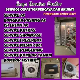 Service AC Pasang AC Servis Mesin Cuci Kulkas Frezer Balong Panggang