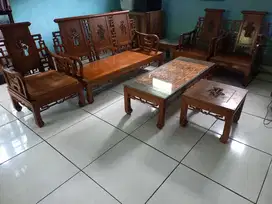 Set Meja Tamu Kayu Jati