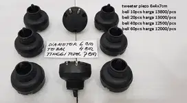 tweeter piezo 6x4x7cm beli 10pcs harga 13800/pcs