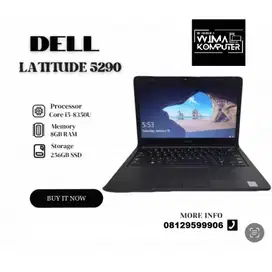 Laptop DELL LATITUDE 5290 CORE i7 Gen8 Ram 8/256Gb Bagus R-SNT2