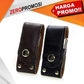 Souvenir USB Kulit FDLT24 Clip Custom Logo