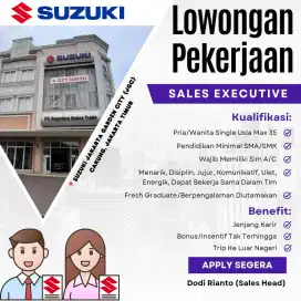 Loker untuk sales Suzuki mobil