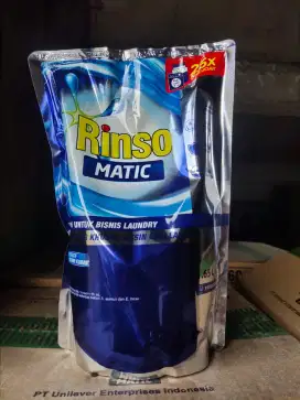 Detergen Cair Rinso Matic kemasan 1.65 L