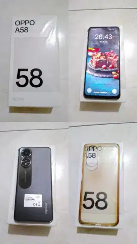 Dijual Oppo A58 6/128 black