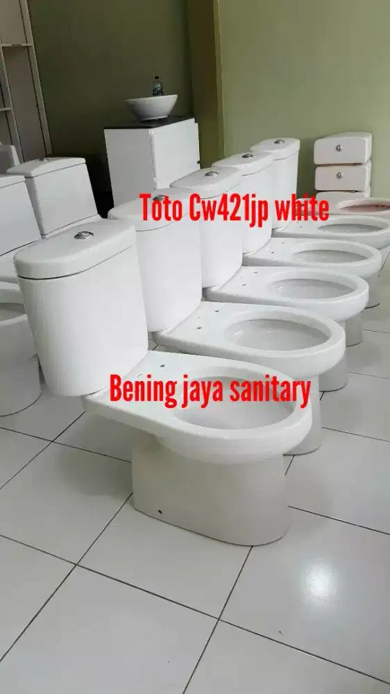 Kloset duduk toto flush atas Cw421jp white