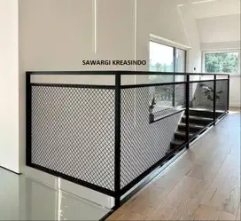 Railing expanded, reling tangga / balkon minimalis | sawargi kreasindo