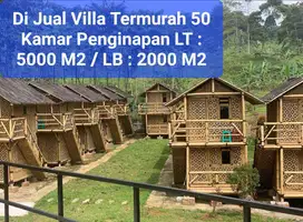 Di Jual Cepat Villa 50 Kamar Penginapan Dekat Kediaman Probowo Bogor