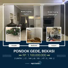 JUAL CEPAT RUMAH LUAS & MEWAH TERMURAH DI PD GEDE, BEKASI