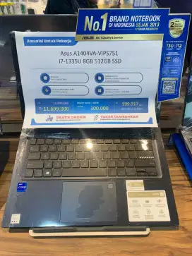 Laptop Asus A1404VA-VIPS751 I7 8/512GB Promo Cicilan Bunga Bisa 0%