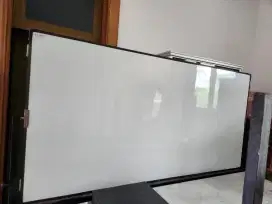 Papan tulis whiteboard magnet magnetic 90x180 include kaki