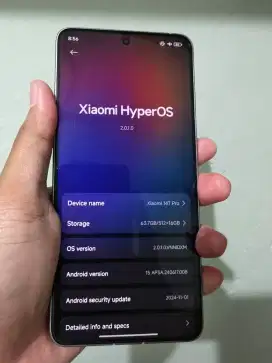 Xiaomi 14T Pro 12/512 GB Titanium Grey 1 Minggu Pakai Mulus