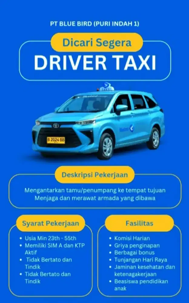 Lowongan Driver Innova Zenix (Pool Puri)