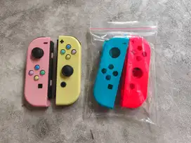 Nintendo Switch Joycon Neon Red Blue Pastel Pink Yellow Original OM