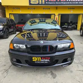 ( ODO 40 RIBUAN ) BMW 318i E46 Automatic Tahun 2001 Warna Hitam