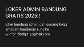 LOKER ADMIN DAN GUDANG DI ANTAPANI BANDUNG!