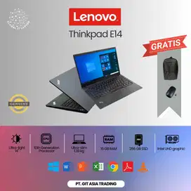 Lenovo ThinkPad E14 Core i5 Gen 10/11 | Fingerprint | 180 Derajat