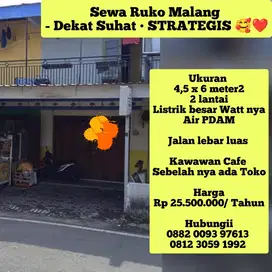 SEWA RUKO MALANG KAWASAN CAFE