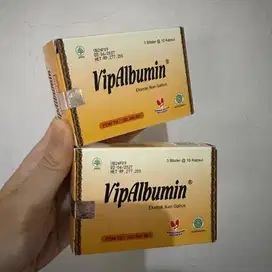 VipAlbumin Sekotak isi 30 kapsul. Vitamin Ekstrak Ikan Gabus.