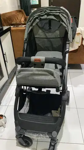 stroller bayi hadap depan saja