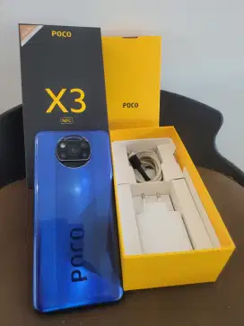 Xiaomi poco x3 nfc ram 8gb internal 128gb fullset original Ex Resmi