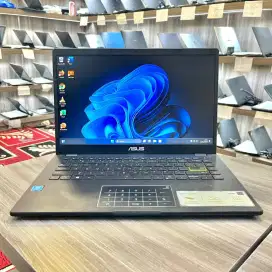 laptop asus e410m. celeron n4020. ram 4gb. ssd 512gb. BERGARANSI