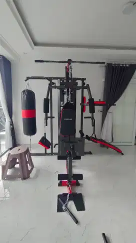 ALAT FITNES HOME GYM 3 SISI DENGAN LEGPRESS BERGARANSI BISA COD