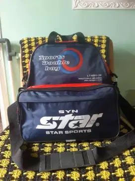 Tas olga/tas bola + sepatu double bag star preloved tjap karoeng