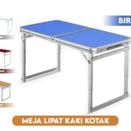 Meja lipat kaki kotak