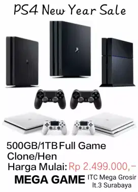 PS4 NEW YEAR SALE