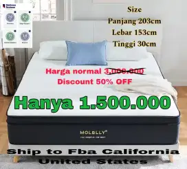 Kasur springbed hybrid