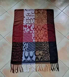 Selendang scarf syal motif warna warni