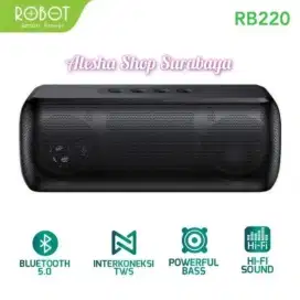 (GARANSI) ROBOT RB220 Speaker Bluetooth Pure Bass HiFi TWS Mode Stereo