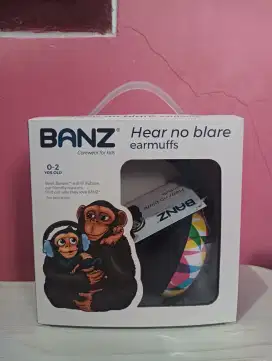 BRANZ HEAR NO BLARE EARMUFFS GEO PRISM ORIGINAL BELUM PERNAH DIPAKAI