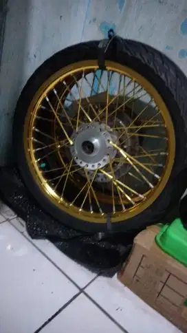 Pelek set variasi jari2 Vixion new